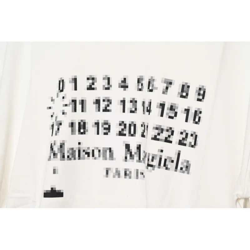 Mason Margiel letter logo print round neck pullover T-shirt