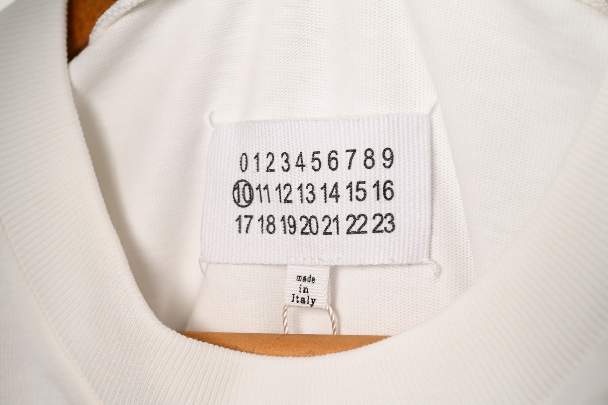 Mason Margiel letter logo print round neck pullover T-shirt