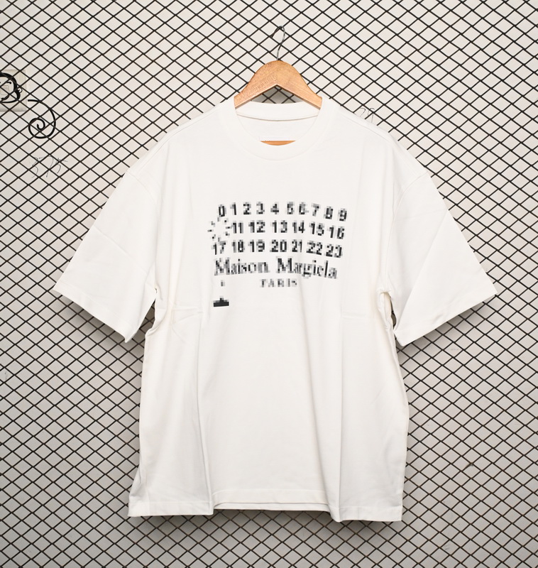 Mason Margiel letter logo print round neck pullover T-shirt