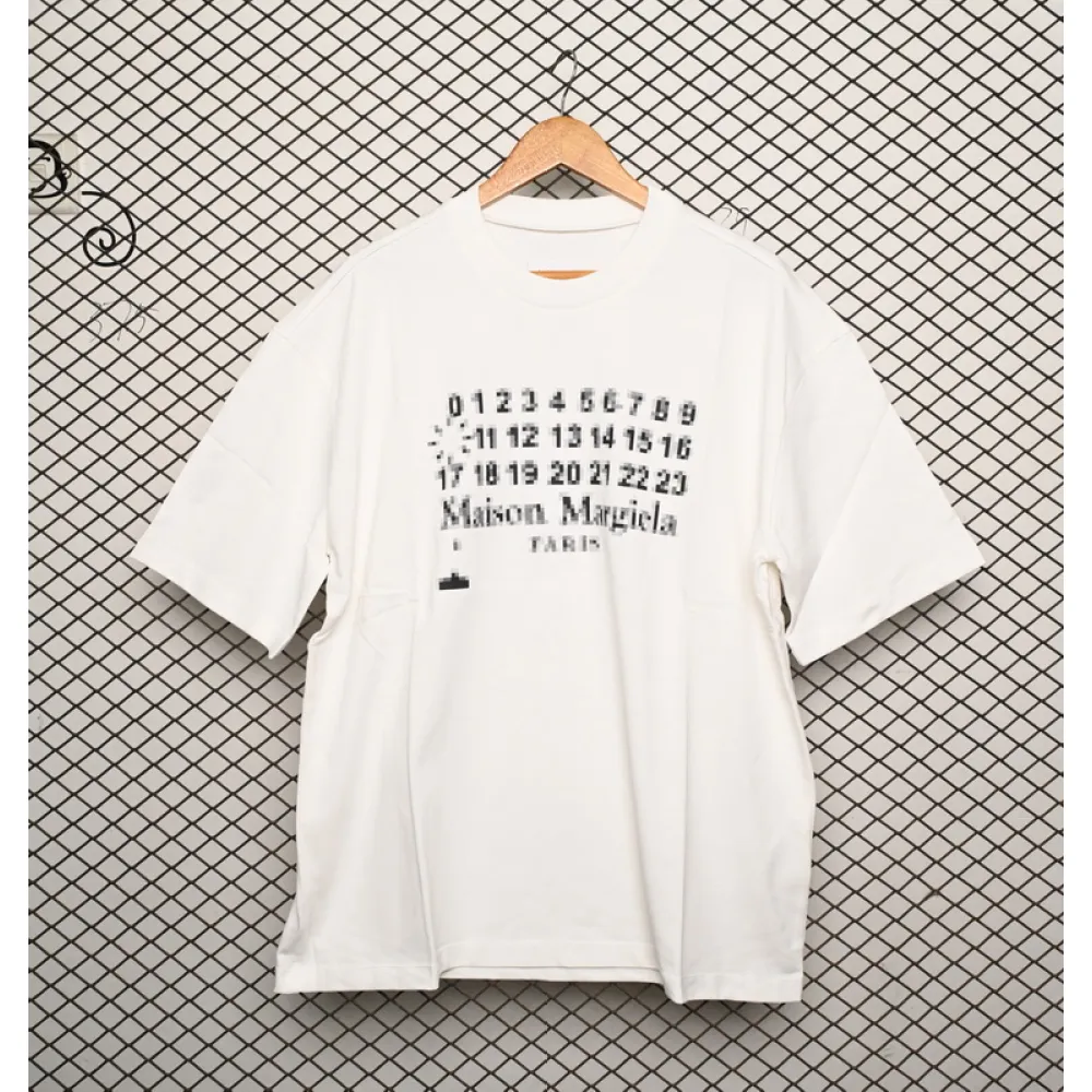 Mason Margiel letter logo print round neck pullover T-shirt