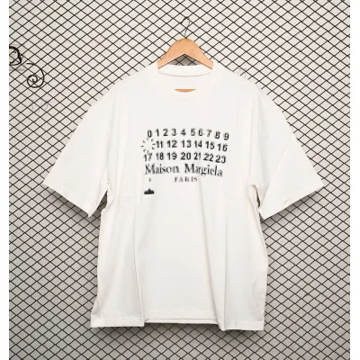 Mason Margiel letter logo print round neck pullover T-shirt 01