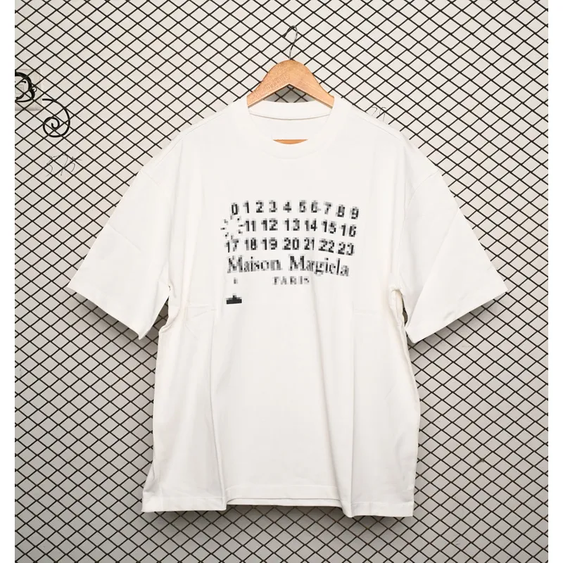 Mason Margiel letter logo print round neck pullover T-shirt