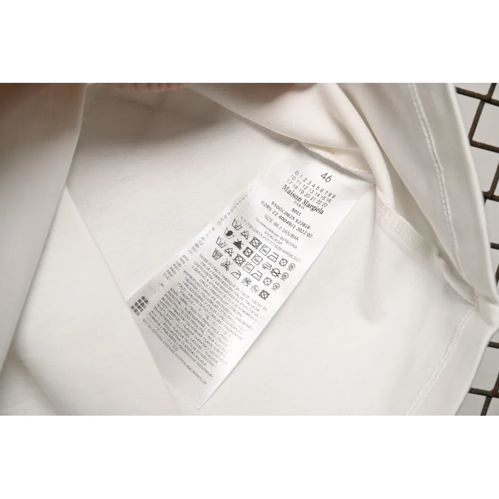 Mason Margiel letter logo print round neck pullover T-shirt