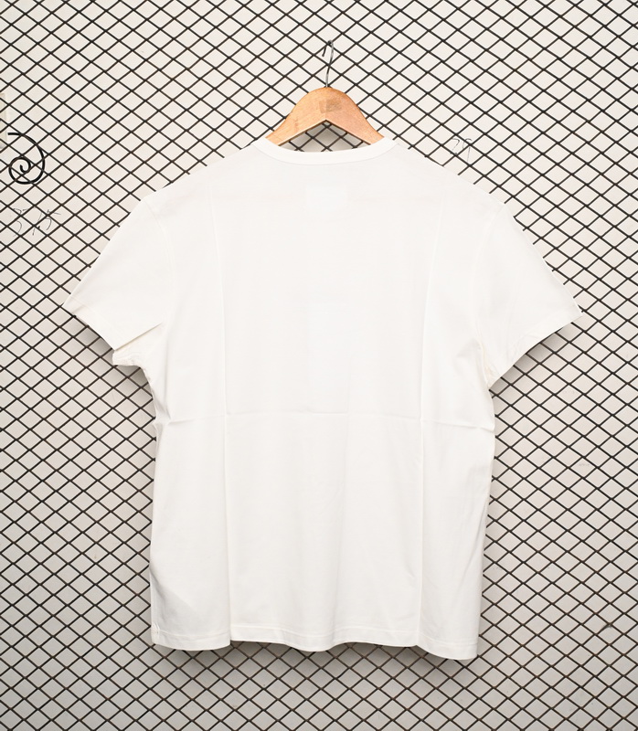 Mason Margiel letter logo print round neck pullover T-shirt White