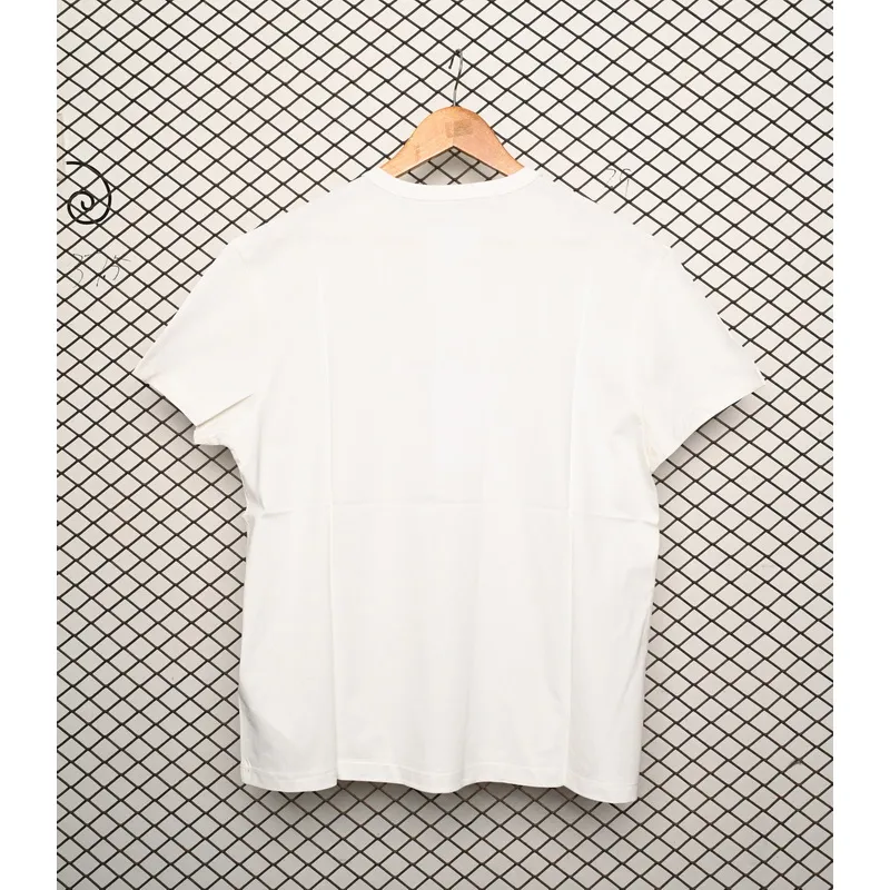 Mason Margiel letter logo print round neck pullover T-shirt White
