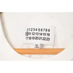 Mason Margiel letter logo print round neck pullover T-shirt White