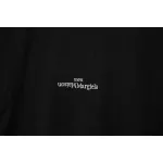 Mason Margiela letter logo print round neck pullover T-shirt Black