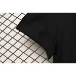 Mason Margiela letter logo print round neck pullover T-shirt Black