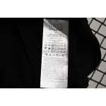 Mason Margiela letter logo print round neck pullover T-shirt Black