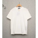 Prada Solid Color Logo Print Round Neck Short Sleeve T-Shirt White