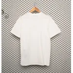 Prada Solid Color Logo Print Round Neck Short Sleeve T-Shirt White