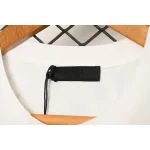Prada Solid Color Logo Print Round Neck Short Sleeve T-Shirt White