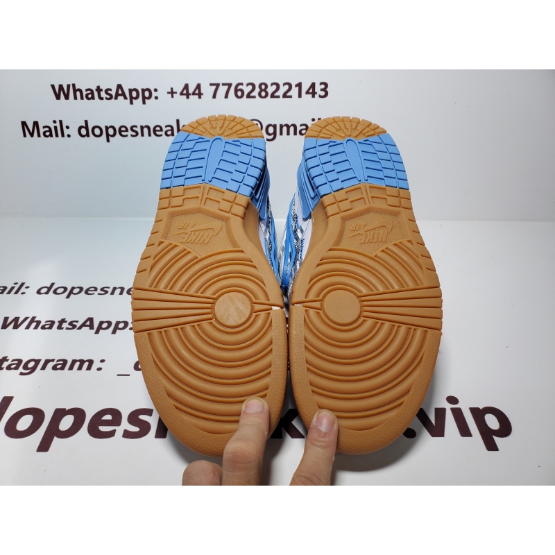Nike Air Low Rubber Dunk Off-White UNC