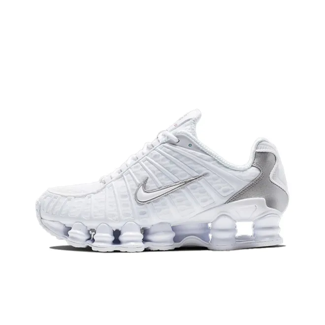 Nike Shox TL White Metallic Silver AR3566-100