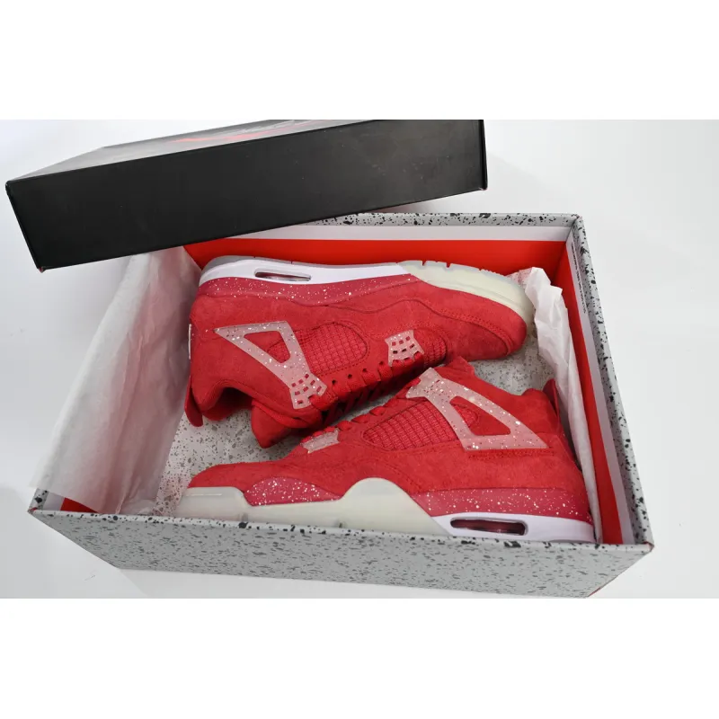 Air Jordan 4 Retro Wine red ink splashing 904282