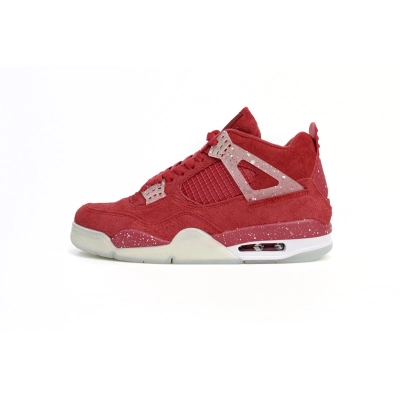 Air Jordan 4 Retro Wine red ink splashing 904282 01