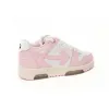 OFF-WHITE Out Of Office OOO Low Tops White Light Pink OWIA259F21LEA0010130