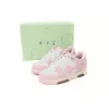  OFF-WHITE Out Of Office OOO Low Tops White Light Pink OWIA259F21LEA0010130
