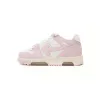  OFF-WHITE Out Of Office OOO Low Tops White Light Pink OWIA259F21LEA0010130
