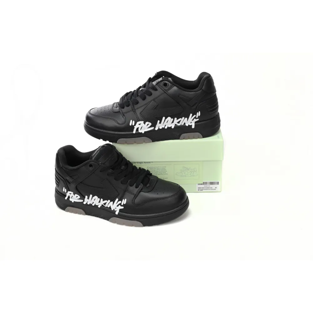 OFF-WHITE Out Of Offic Black OMIA18 9S21LEA00 41001