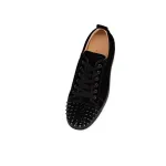 Christian Louboutin Louis Junior Spikes Flat Black 1130573CM53
