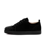 Christian Louboutin Louis Junior Spikes Flat Black 1130573CM53