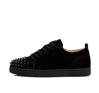 Christian Louboutin Louis Junior Spikes Flat Black 1130573CM53