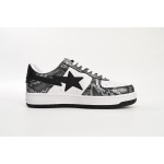 A Bathing Ape Bape Sta Low Black Black Snake Skin 1180 191 009