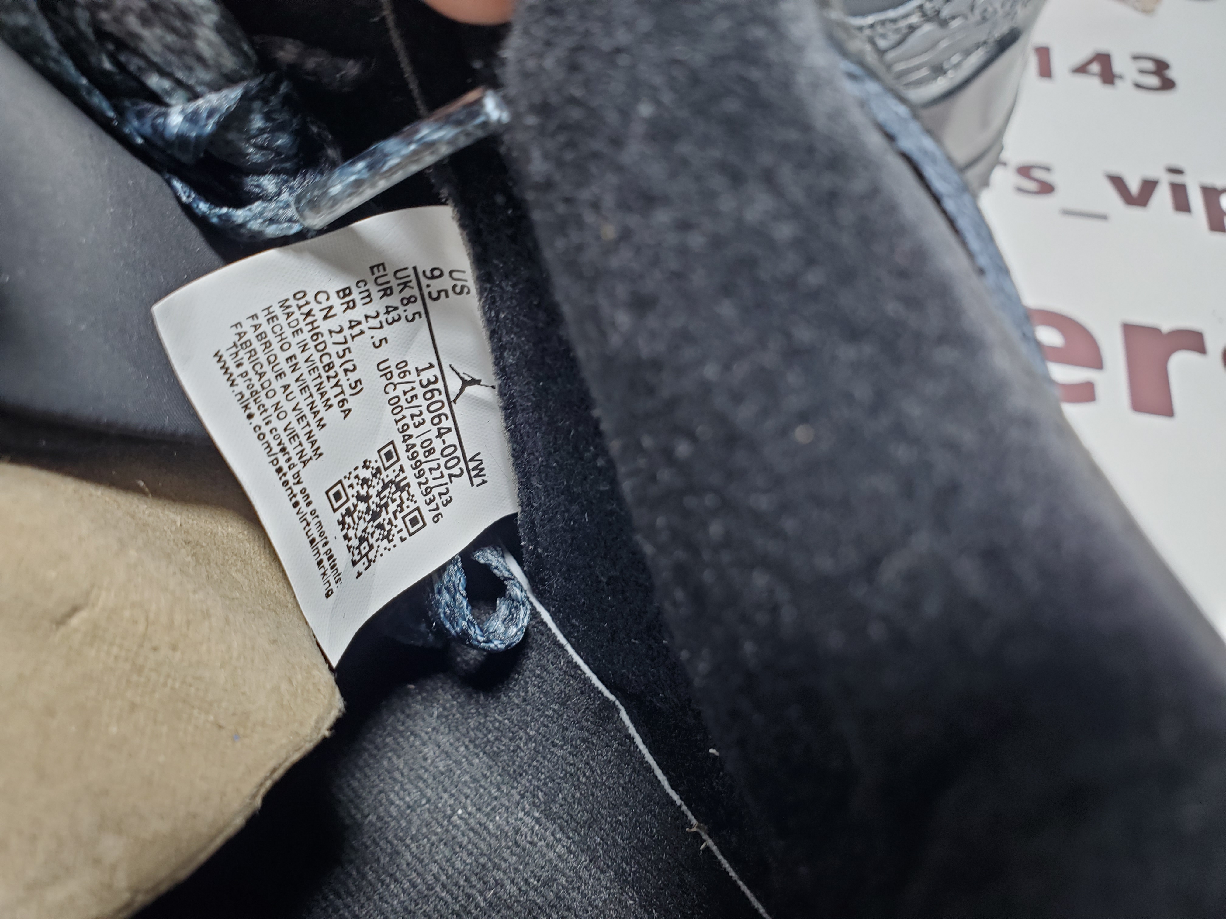 Jordan 3 Retro Black Cat 136064-002
