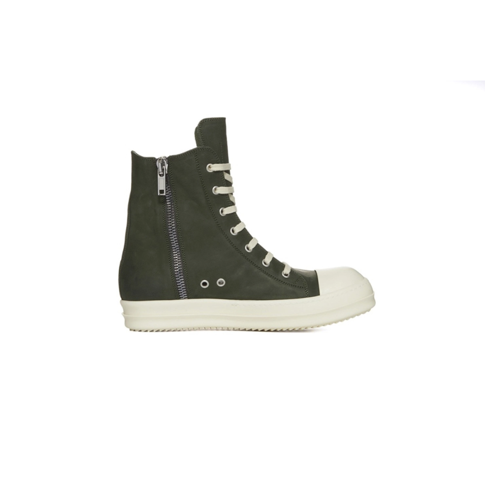 Rick Owens Leather High Top Green RU01C4890LWN-5511