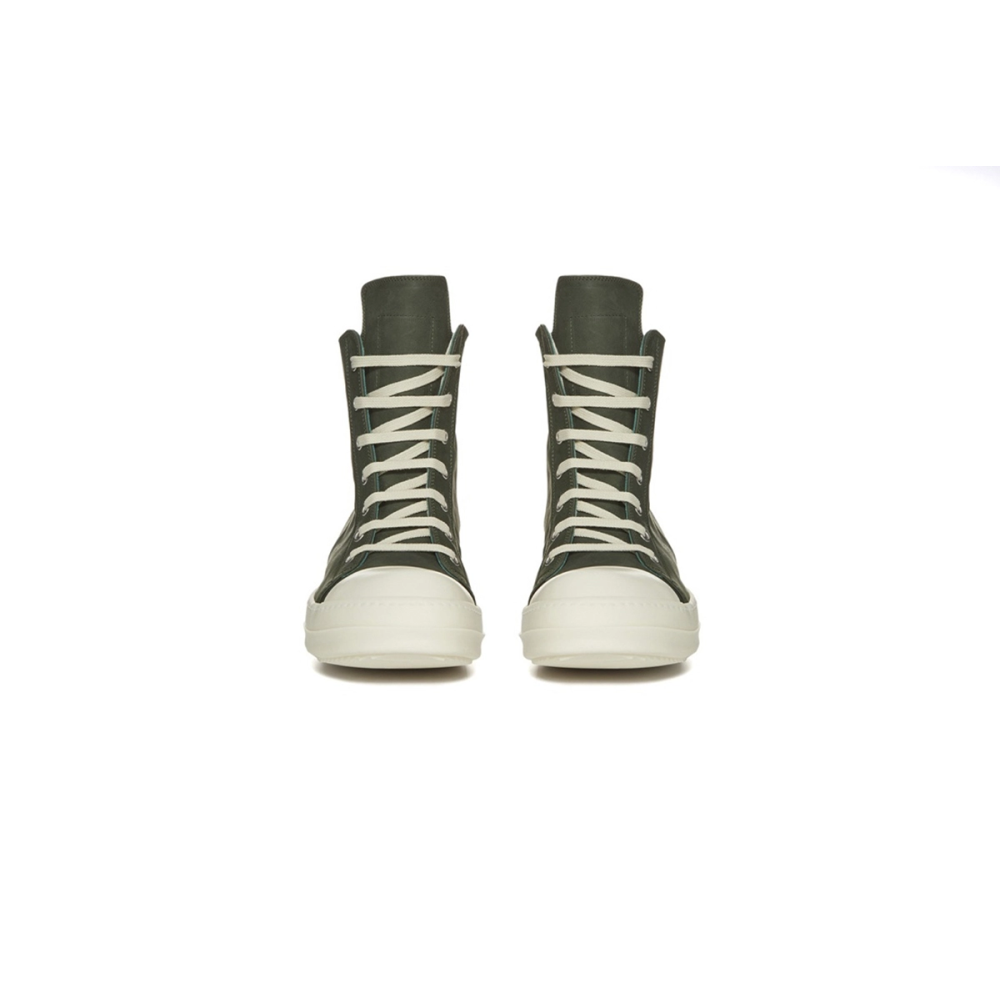 Rick Owens Leather High Top Green RU01C4890LWN-5511