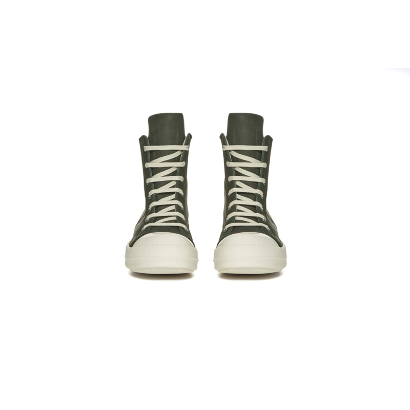 Rick Owens Leather High Top Green RU01C4890LWN-5511