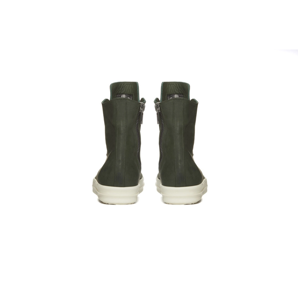 Rick Owens Leather High Top Green RU01C4890LWN-5511
