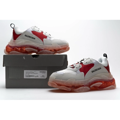 Balenciaga Triple S White Red 544351 W09E1 4552 02