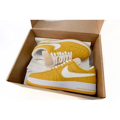  Louis Vuitton x Nike Air Force 1 Co Branded White Yellow 02