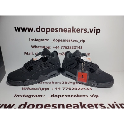 Cheap Air Jordan 4 Retro Black Cat  CU1110-010 02
