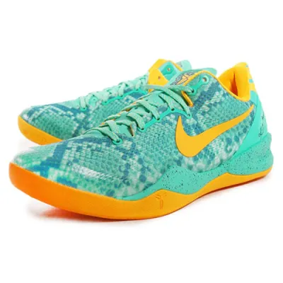 Nike Kobe 8 System Green Glow Laser Orange 555035-304 02