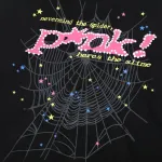 Sp5der P*NK Hoodie Black