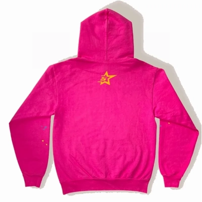 Sp5der P*NK Hoodie Pink 02