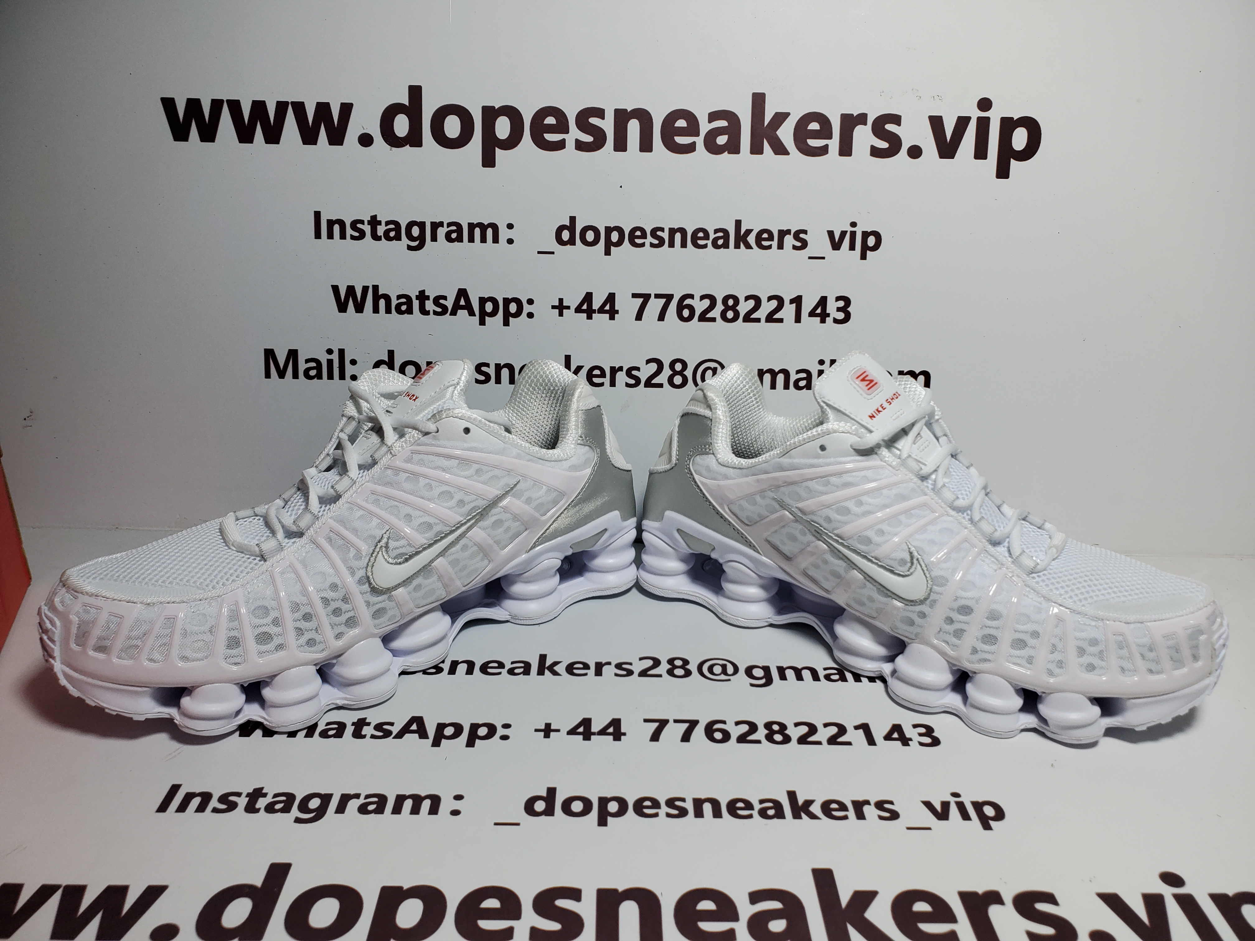 Nike Shox TL White Metallic Silver AR3566-100
