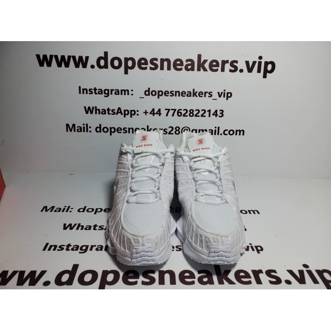 Nike Shox TL White Metallic Silver AR3566-100