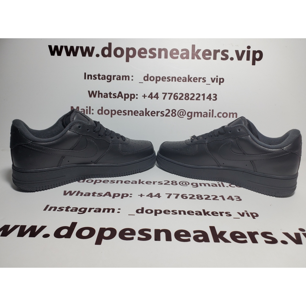 Supreme x Air Force 1 Low Black CU9225-001