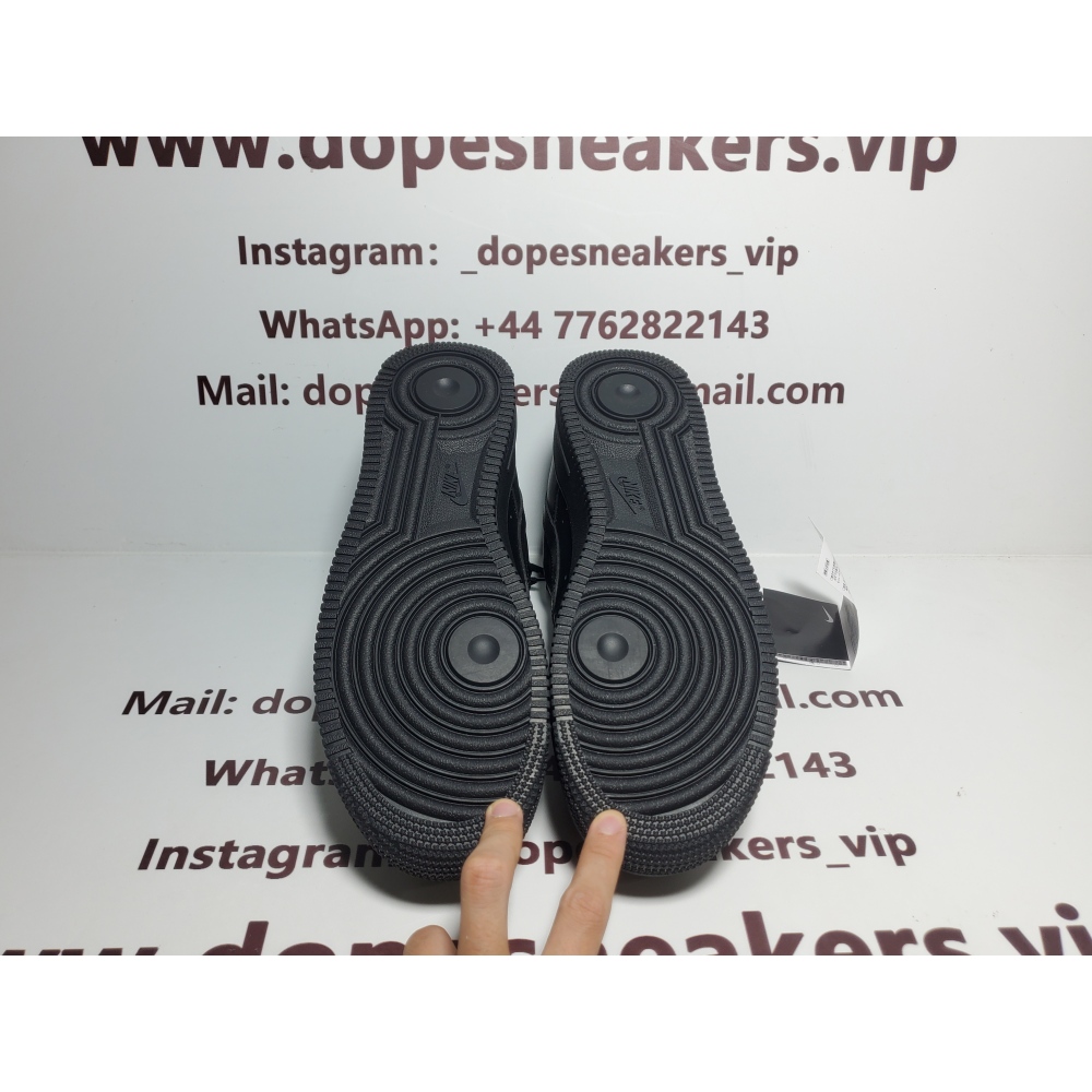 Supreme x Air Force 1 Low Black CU9225-001