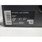 Supreme x Air Force 1 Low Black CU9225-001