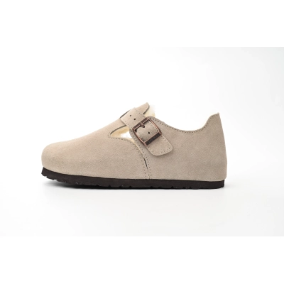Birkenstock London Shearling Kith Faded Beige E14D010N6L 01
