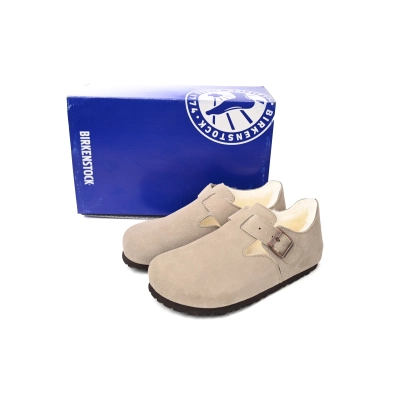 Birkenstock London Shearling Kith Faded Beige E14D010N6L 02