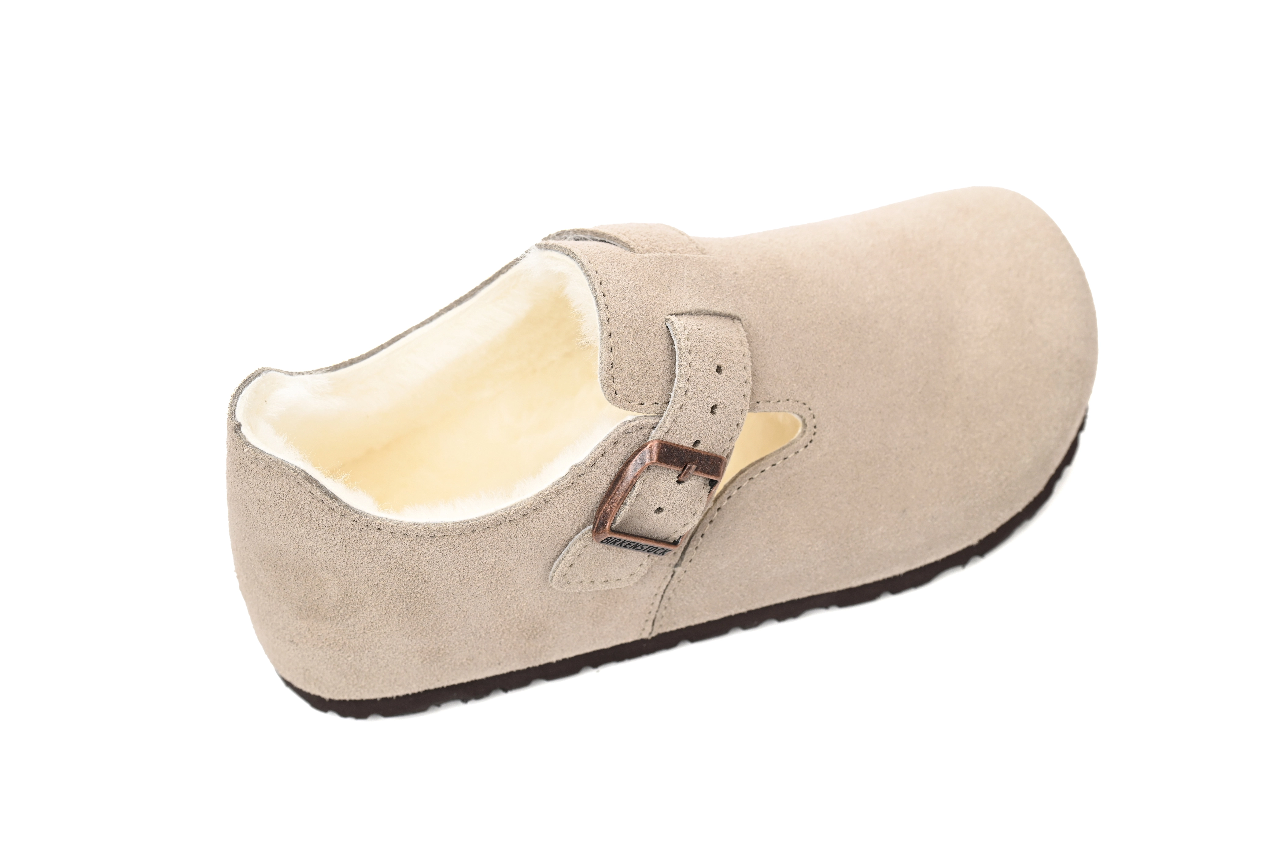 Birkenstock London Shearling Kith Faded Beige E14D010N6L