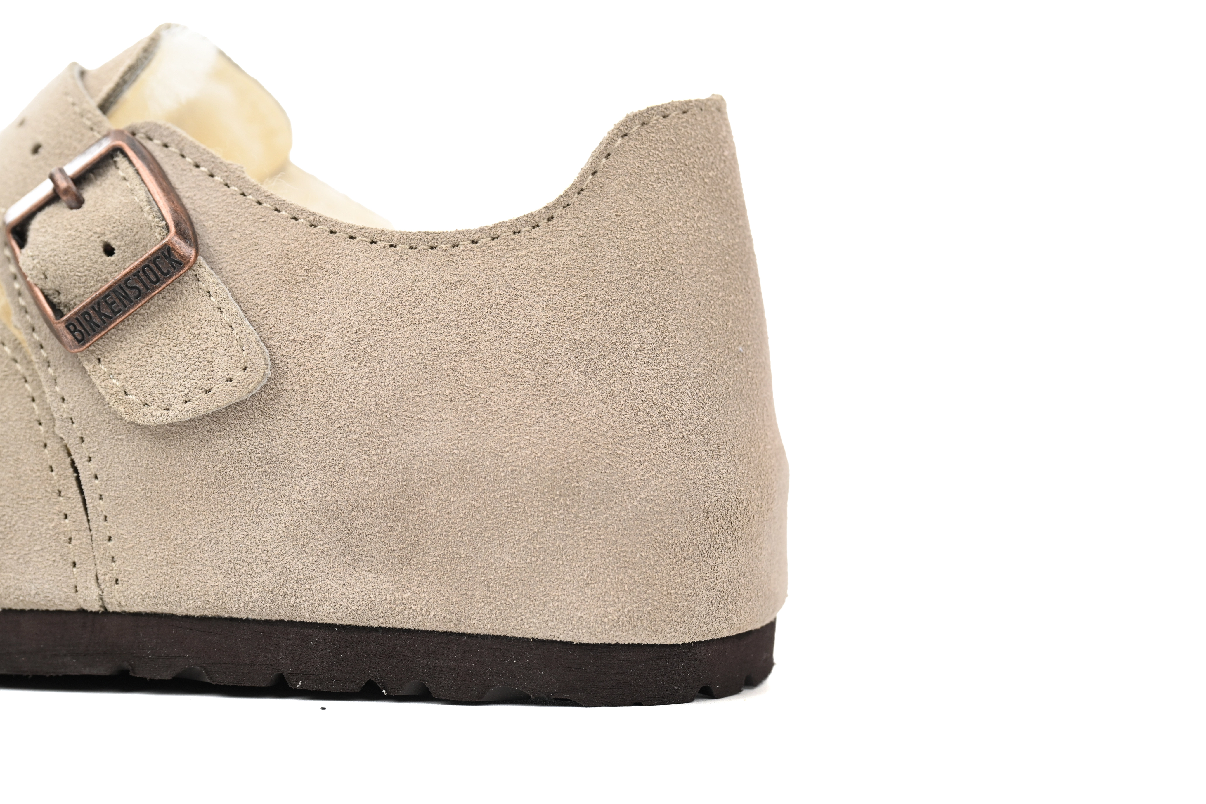 Birkenstock London Shearling Kith Faded Beige E14D010N6L