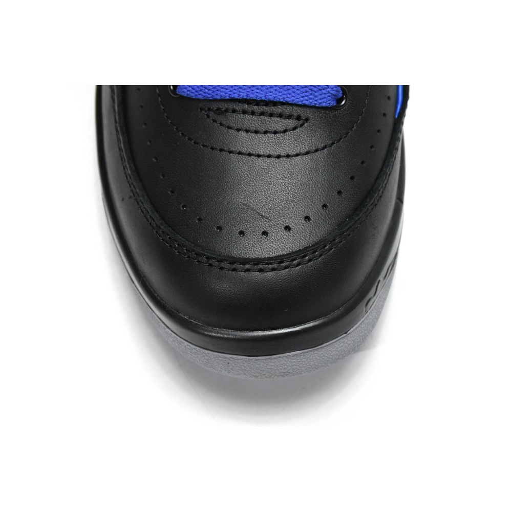 Off White x Air Jordan 2 Retro Low SP Black and Varsity Roy  DJ4375-004