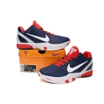 Nike Kobe 6 Protro White Blue Red  436311-003